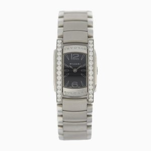 Assioma Watch in Stainless Steel with Diamond from Bvlgari