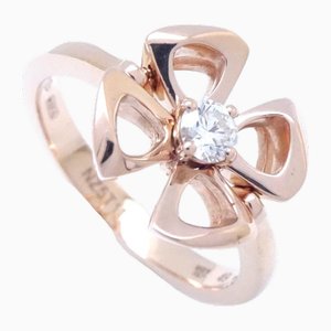 Fiorever Ring with Diamond in Pink Gold from Bvlgari