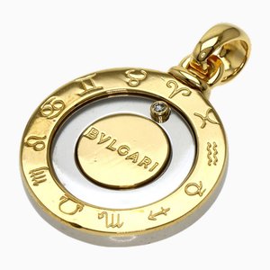 Horoscope Pendant in K18 Yellow Gold from Bvlgari