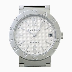 Silberne Uhr von Bvlgari
