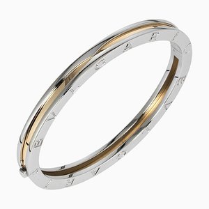 Bracelet Jonc B Zero One en Or Jaune et Acier Inoxydable de Bvlgari