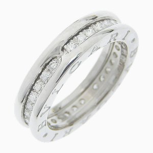 B-Zero1 Ring in K18 White Gold with Diamond from Bvlgari