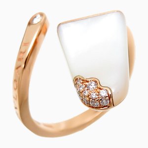 Gelati Womens Ring in Pink Gold from Bvlgari
