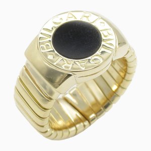 Anillo de ónice en negro y ónice de Bvlgari