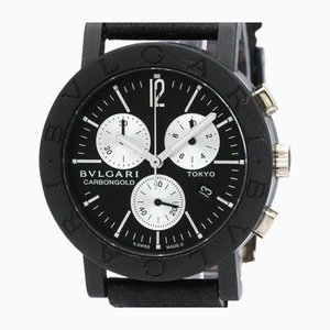 Carbon Gold Chronograph Watch from Bvlgari