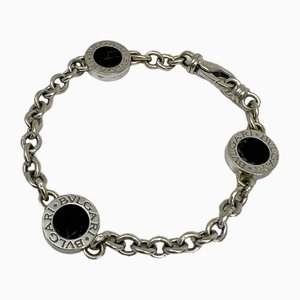 Bracciale in onice in oro bianco di Bvlgari