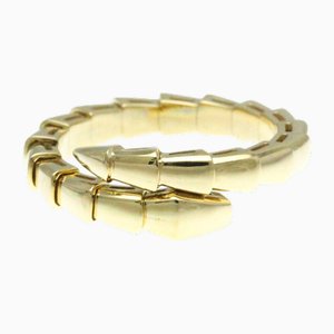 Serpenti Viper Ring in Yellow Gold from Bvlgari