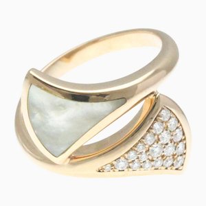 Divas Dream Ring in Pink Gold from Bvlgari