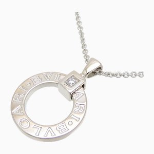 Circle Necklace in White Gold from Bvlgari