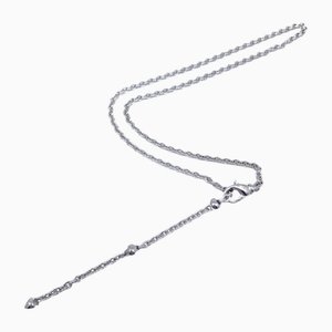Three Ball Chain Necklace in White Gold from Bvlgari