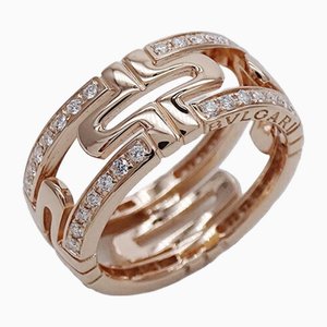 Ring with Diamond in Pink Gold from Bvlgari