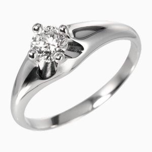 Corona Solitaire Ring in Platinum with Diamond from Bvlgari