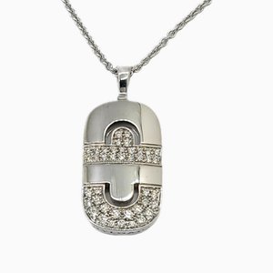 Parentesi Necklace in White Gold with Diamond from Bvlgari