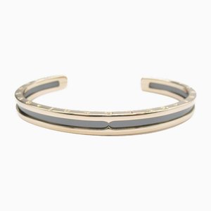 Bracelet Jonc B-Zero1 en Or Noir et Acier Inoxydable de Bvlgari