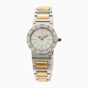 Montre pour Femme en Acier Inoxydable et Or 18k de Bulgari