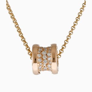 Collar B Zero One en oro rosa con diamantes de Bvlgari