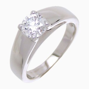 Diamond Glyph Solitaire Ladies Ring from Bvlgari