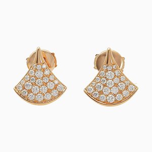 Bvlgari Bulgari Diva Dream K18Pg Boucles d'Oreilles en Or Rose, Set de 2