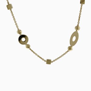 Bvlgari Lucia Open Round Oval Collier 18k Femme