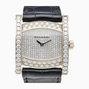 Reloj Bvlgari Ashoma Sm 18k K18 oro blanco Aaw36g cuarzo para mujer