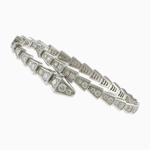 Bvlgari Serpenti Viper Bracelet Jonc Simple 18k Diamants Femme