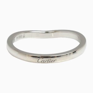 Platin Ballerina Curve Ehering von Cartier