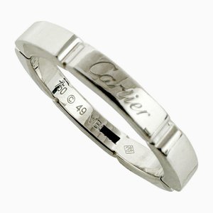 Maillon Panthere Ring in Polished White Gold from Cartier