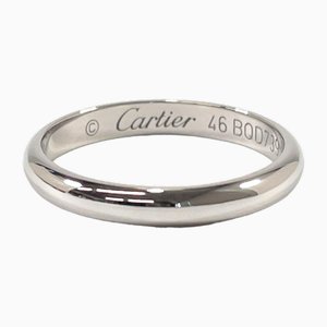Anillo de bodas en platino de Cartier
