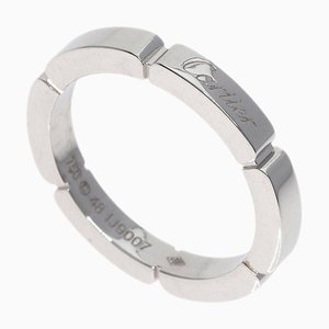 Maillon Panthere Ring in K18 White Gold from Cartier