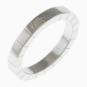 Laniere Ring in K18 White Gold from Cartier