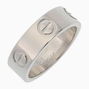 Love Ring in Silver and K18 White Gold from Cartier