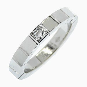 Lanieres Ring with Diamond in K18 White Gold from Cartier
