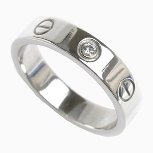 White Gold Love Ring with Diamond from Cartier