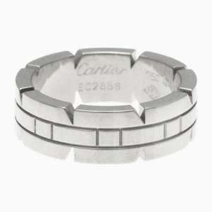 Bague Tank Française en Or Blanc de Cartier