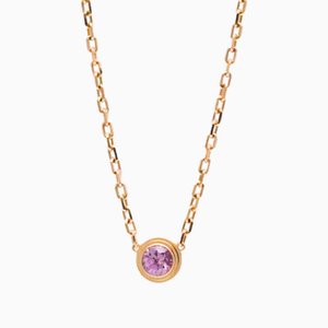 Collier Leger Saphir en Or Rose de Cartier