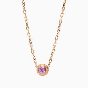 Sapphire Leger Necklace in Pink Gold from Cartier