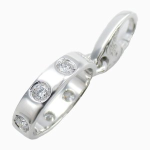 Diamond Charm Love Pendant in White Gold from Cartier