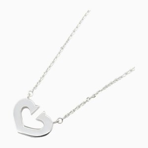 Heart Necklace in Silver from Cartier