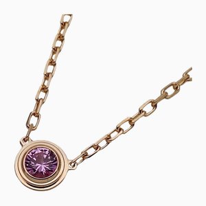 Collier avec Saphir Rose de Cartier