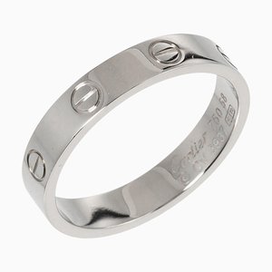 Mini Love Wedding Ring in White Gold from Cartier