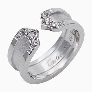 Ring mit Diamanten aus Weißgold von Cartier