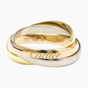 Trinity Ring in Pink Gold and White Gold from Cartier