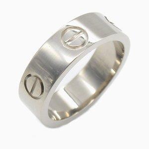 Anillo Love en oro blanco de Cartier