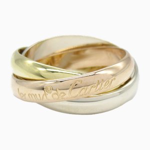 Trinity Ring aus Gold, Gelbgold und Roségold von Cartier