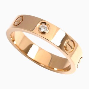 Anello Love in oro rosa con diamante 1P di Cartier