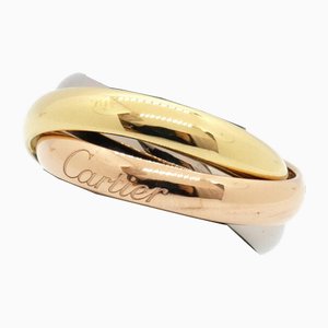 Anello K18yg Wg Pg Trinity Classic mm di Cartier