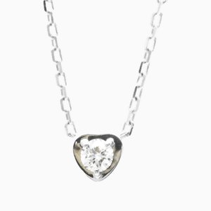 Cartier Diamants Legers De Weißgold [18k] Diamant Herren,Damen Mode Anhänger Halskette [Silber]