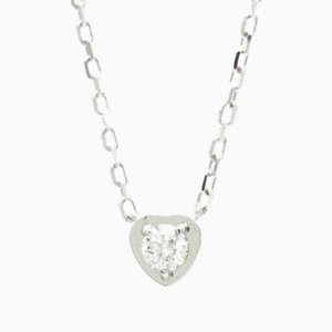 Cartier Diamants Legers De White Gold [18k] Diamond Men, women Fashion Pendant Necklace [Silver]