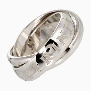 Trinity No. 12.5 Ring 1998 Christmas 11,58g K18 Wg Weißgold von Cartier