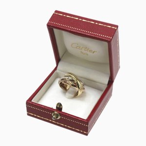 18 Three Color Trinity Ring from Cartier